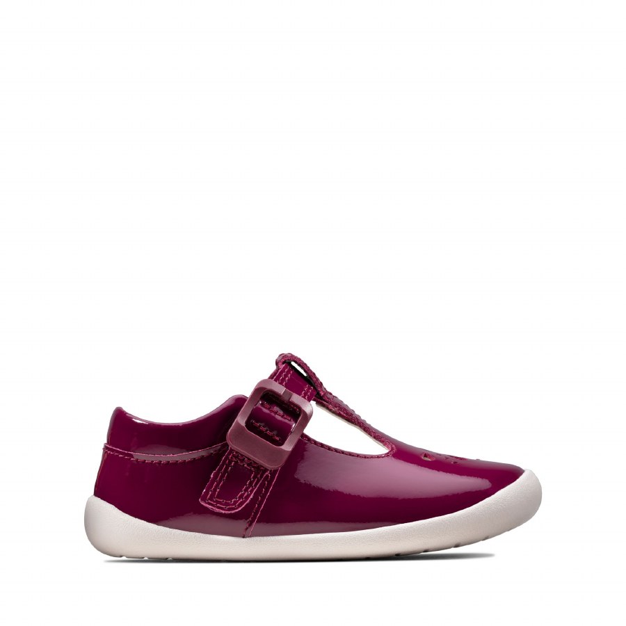 Clarks cheap plum shoes